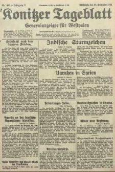 Konitzer Tageblatt.Amtliches Publikations=Organ, nr300