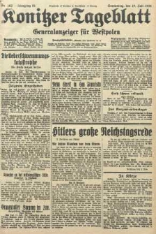 Konitzer Tageblatt.Amtliches Publikations=Organ, nr162