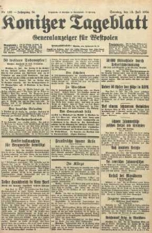 Konitzer Tageblatt.Amtliches Publikations=Organ, nr165