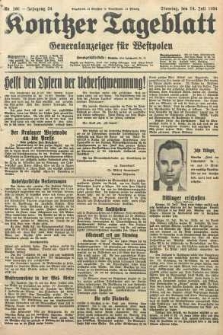 Konitzer Tageblatt.Amtliches Publikations=Organ, nr166