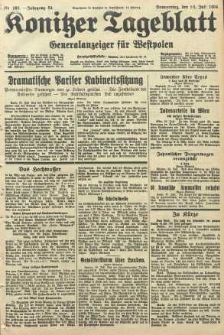 Konitzer Tageblatt.Amtliches Publikations=Organ, nr168