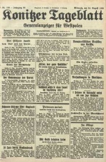 Konitzer Tageblatt.Amtliches Publikations=Organ, nr190