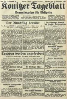 Konitzer Tageblatt.Amtliches Publikations=Organ, nr212