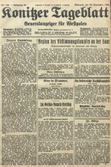 Konitzer Tageblatt.Amtliches Publikations=Organ, nr220