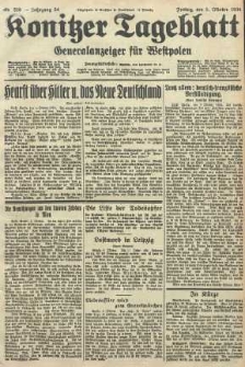 Konitzer Tageblatt.Amtliches Publikations=Organ, nr228