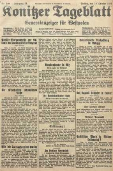 Konitzer Tageblatt.Amtliches Publikations=Organ, nr240