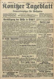 Konitzer Tageblatt.Amtliches Publikations=Organ, nr242