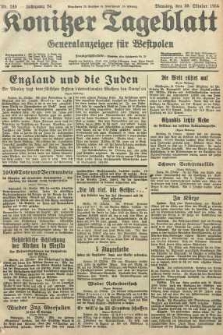 Konitzer Tageblatt.Amtliches Publikations=Organ, nr249