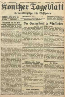 Konitzer Tageblatt.Amtliches Publikations=Organ, nr254