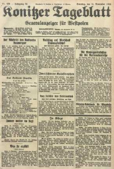 Konitzer Tageblatt.Amtliches Publikations=Organ, nr259