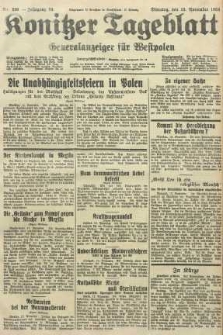 Konitzer Tageblatt.Amtliches Publikations=Organ, nr260