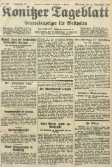 Konitzer Tageblatt.Amtliches Publikations=Organ, nr261