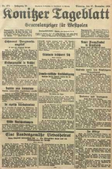 Konitzer Tageblatt.Amtliches Publikations=Organ, nr272