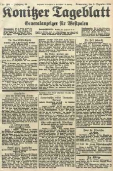 Konitzer Tageblatt.Amtliches Publikations=Organ, nr280