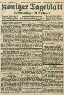 Konitzer Tageblatt.Amtliches Publikations=Organ, nr282