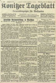 Konitzer Tageblatt.Amtliches Publikations=Organ, nr289