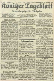 Konitzer Tageblatt.Amtliches Publikations=Organ, nr293
