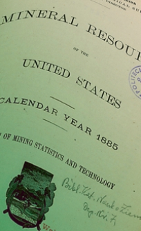 Mineral Resources of the United States 1885