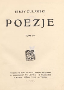 Poezje. T. 4