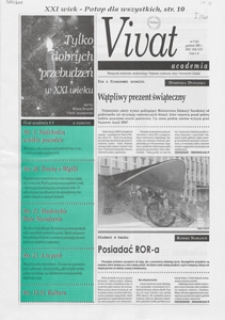 Vivat Academia, 2000, nr 9 (33)