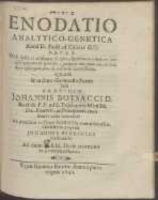 Enodatio Analytico-Genetica Aurei D. Pauli ad Galatas dicti c. 4. v. 4. 5. [...]