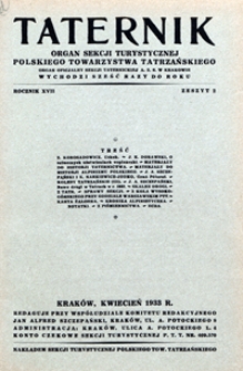Taternik, 1933, nr 2