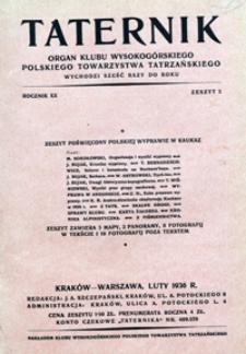 Taternik, 1935/36, nr 3