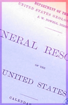 Mineral Resources of the United States 1888