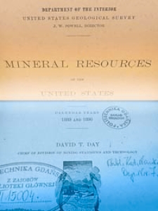 Mineral Resources of the United States 1889/1890