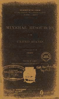 Mineral Resources of the United States 1891
