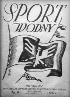 Sport Wodny, 1932, nr 10