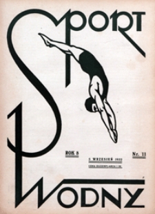 Sport Wodny, 1932, nr 11