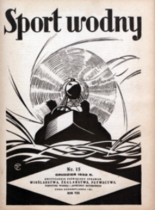 Sport Wodny, 1932, nr 15