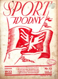 Sport Wodny, 1933, nr 13