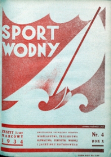 Sport Wodny, 1934, nr 4