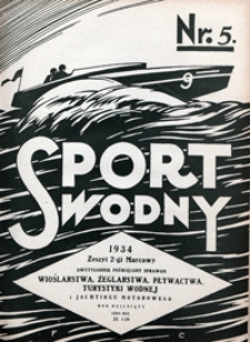 Sport Wodny, 1934, nr 5