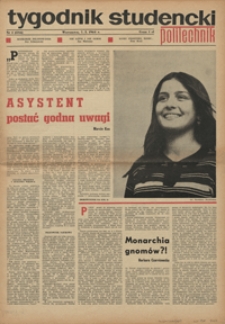 Tygodnik studencki "Politechnik", 1968, nr 1 (386)