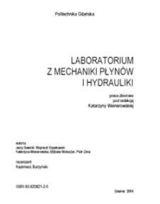 Laboratorium z mechaniki płynów i hydrauliki