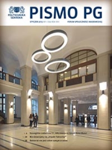 Pismo PG : Forum Społeczności Akademickiej, 2015, R. 22, Nr 1 (Styczeń)