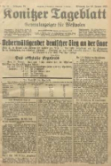 Konitzer Tageblatt.Amtliches Publikations=Organ, nr13