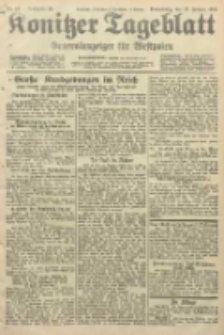 Konitzer Tageblatt.Amtliches Publikations=Organ, nr14