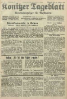 Konitzer Tageblatt.Amtliches Publikations=Organ, nr72