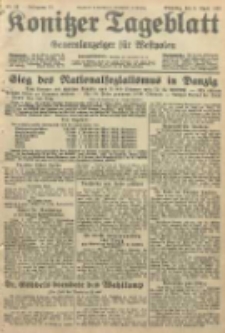 Konitzer Tageblatt.Amtliches Publikations=Organ, nr83