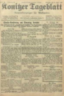 Konitzer Tageblatt.Amtliches Publikations=Organ, nr89