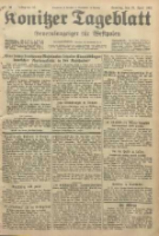 Konitzer Tageblatt.Amtliches Publikations=Organ, nr99