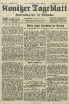Konitzer Tageblatt.Amtliches Publikations=Organ, nr154