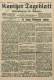 Konitzer Tageblatt.Amtliches Publikations=Organ, nr165