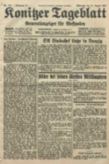 Konitzer Tageblatt.Amtliches Publikations=Organ, nr186