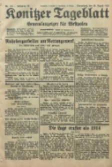 Konitzer Tageblatt.Amtliches Publikations=Organ, nr194