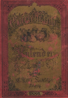 Gartenlaube - Kalender f&uuml;r das Jahr 1886